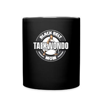 Taekwondo Mama - Mug uni - noir - Devant