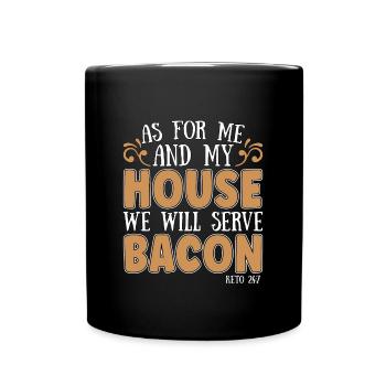 Ketogenic Diet As For Me And My Ketosis Keto Lover - Full Colour Mug - black - Front