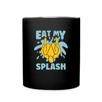 Diving Diver spraying - Full Colour Mug - black - Front