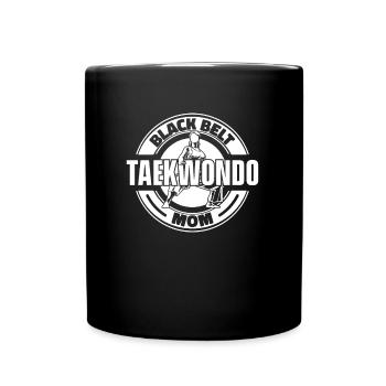 Taekwondo Mama - Mug uni - noir - Devant