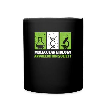 Biology Biologist Molecular biologist - Full Colour Mug - black - Front