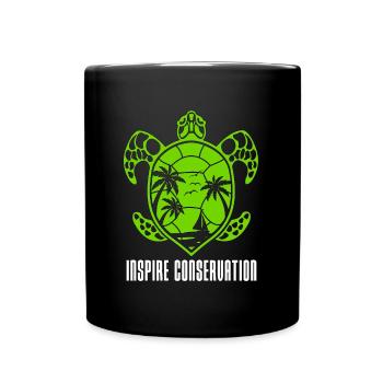 Conservationist Inspire Conservation Nature Lovers - Full Colour Mug - black - Front