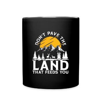 Les défenseurs de l’environnement ne Pave pas l’amoureux de la nature - Mug uni - noir - Devant