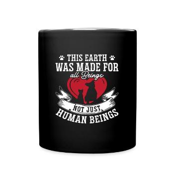 Veterinary This Earth Was Made Veterinary Medicine - Full Colour Mug - black - Front