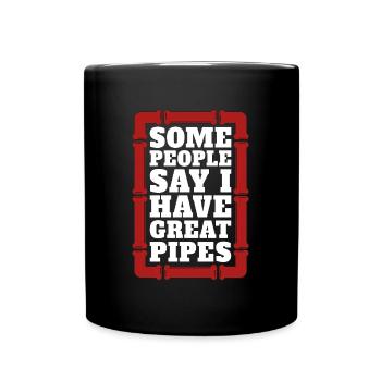 Pipefitter Some People Say Repair Man Pipefitters - Full Colour Mug - black - Front
