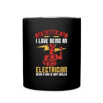 Electronics Repair As Much As I Love Repair Worker - Full Colour Mug - black - Front
