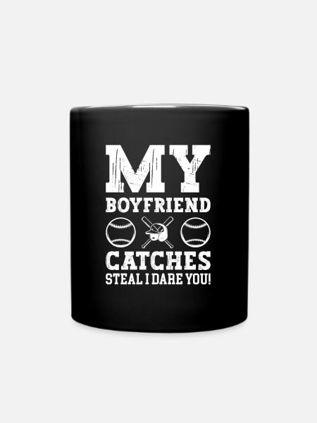 Baseball Baseball Ami Joueur de baseball - Mug uni - noir