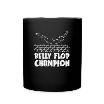 Champion de plongée plongeuse - Mug uni - noir - Devant