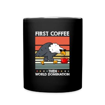 Adler Coffee Sunglasses - Full Colour Mug - black - Front