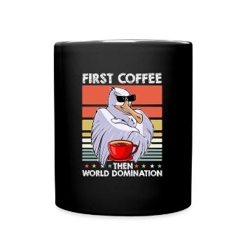 Seagull Sunglasses Café - Mug uni - noir - Devant