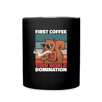 Lunettes de soleil Squirrel Coffee - Mug uni - noir - Devant