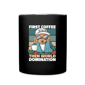 Lunettes de soleil Poodle Coffee - Mug uni - noir - Devant