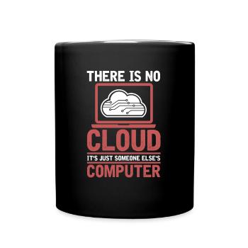 Développeur Codeur Programmeur Cloud Coding - Mug uni - noir - Devant