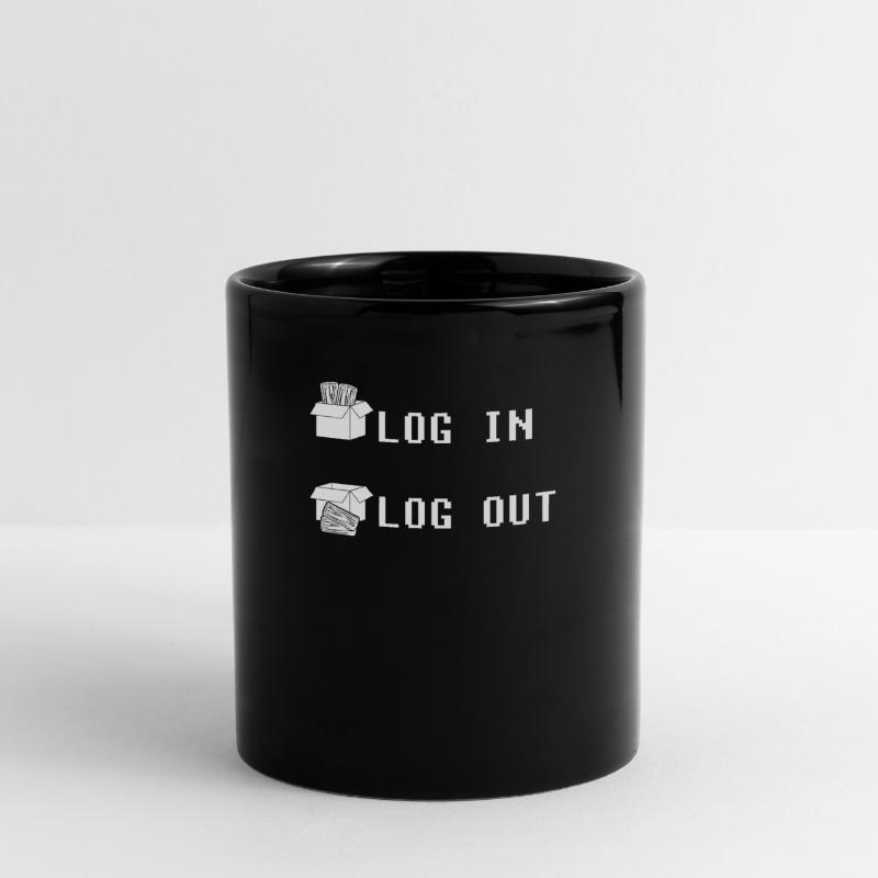 Entwickler Coder Programmierer Einloggen Coding Tasse einfarbig