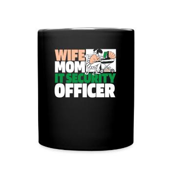 Entwickler Coder Programmierer Mama - Tasse einfarbig - Schwarz - Vorne