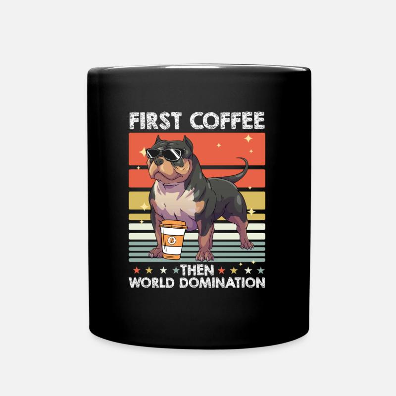 American Bully Coffee - Mug uni - noir