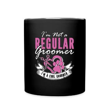 Toiletteur pour animaux de compagnie Je ne suis pas un toiletteur de salon d’animaux régulier - Mug uni - noir - Devant