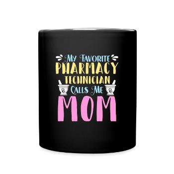 Technicien en pharmacie Ma pharmacie préférée Médecine - Mug uni - noir - Devant
