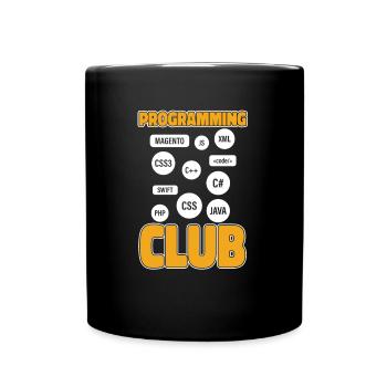 Developer Coder Programmer Association - Full Colour Mug - black - Front