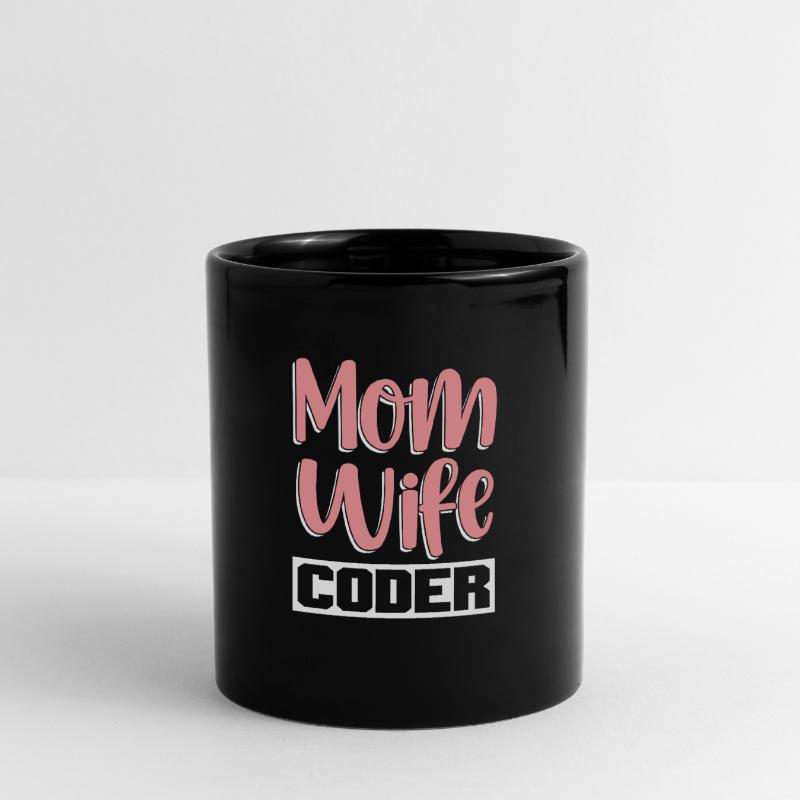 Entwickler Coder Programmierer Ehefrau Tasse einfarbig