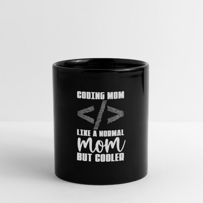 Entwickler Coder Programmierer Mama Tasse einfarbig