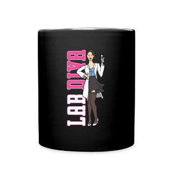 Lab Technician Lab Diva Medical Healthcare Science - Full Colour Mug - black - Front