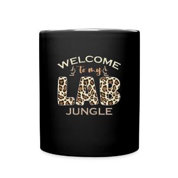 Lab Technician Welcome To My Clinical Laboratory - Full Colour Mug - black - Front