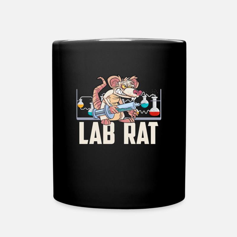 Technicien de laboratoire Laboratoire de science des rats Laboratoire clinique - Mug uni - noir