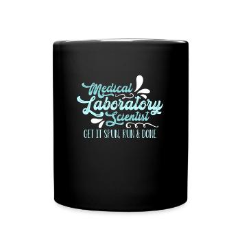 Lab Technician Medical Laboratory Loves Healthcare - Tasse einfarbig - Schwarz - Vorne