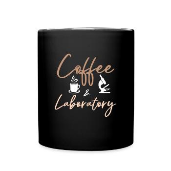 Technicien de laboratoire Café et scientifique de laboratoire - Mug uni - noir - Devant