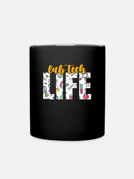 Technicien de laboratoire Scientifique de laboratoire Tech Life - Mug uni - noir