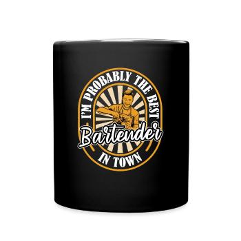 Bartender Bartender Funny - Full Colour Mug - black - Front
