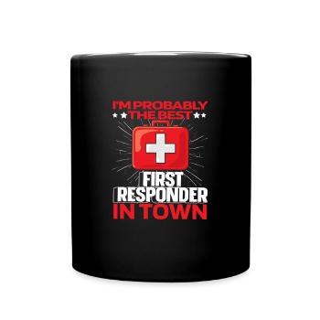 Service ambulancier paramédical - Mug uni - noir - Devant
