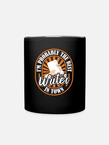 Schriftsteller Autor Komisch - Tasse einfarbig - Schwarz