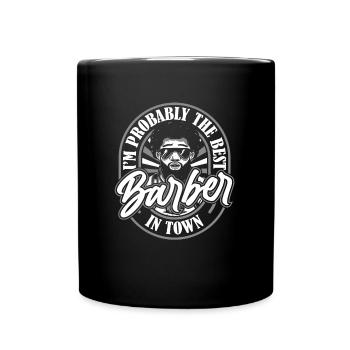 Barbier Barbier Afro - Mug uni - noir - Devant