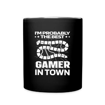 Jeu de société Jeu de société Drôle - Mug uni - noir - Devant