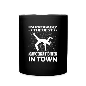 Capoeira Danse Martiale Drôle - Mug uni - noir - Devant