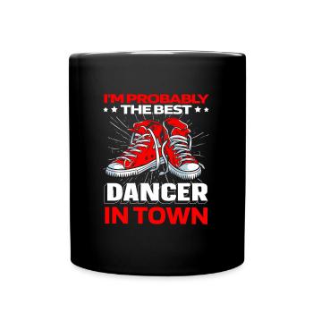 Danseurs dansants drôles - Mug uni - noir - Devant