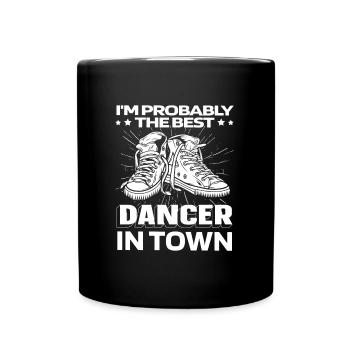 Danseurs dansants drôles - Mug uni - noir - Devant