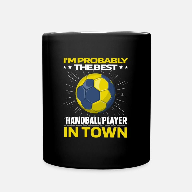 Handball Handballer Witzig - Tasse einfarbig - Schwarz