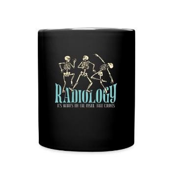 X-ray Tech Radiology It's What's On Rad Tech Lover - Tasse einfarbig - Schwarz - Vorne