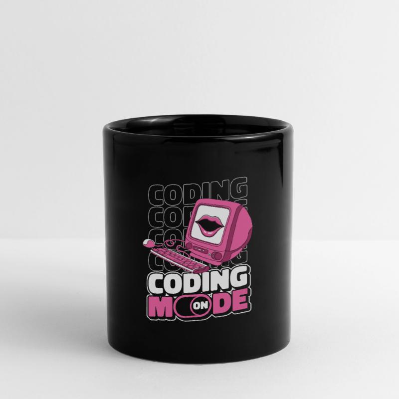 Entwickler Coder Programmierer Modus An Tasse einfarbig