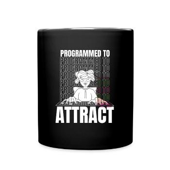 Developer Coder Programmer Funny - Full Colour Mug - black - Front