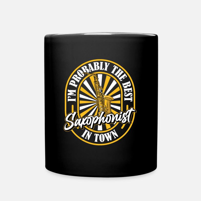Saxophone Saxophone Drôle - Mug uni - noir