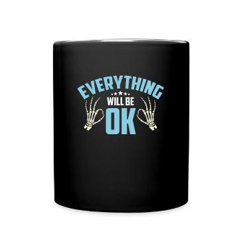 X-ray Tech Everything Will Be Radiology Technician - Full Colour Mug - black - Front