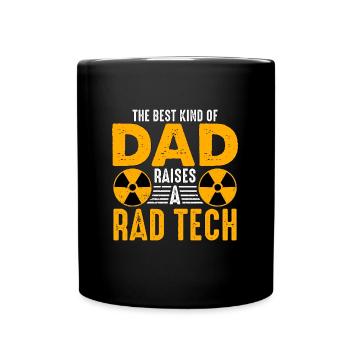 X-ray Tech The Best Kind Rad Tech X-ray Technician - Tasse einfarbig - Schwarz - Vorne