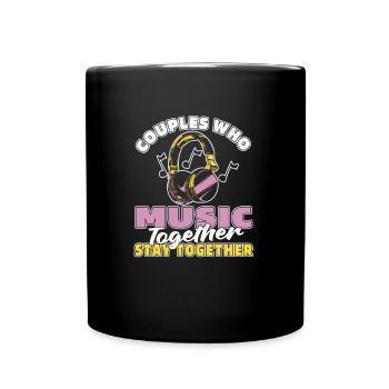 Couples d’ingénieurs du son - Mug uni - noir - Devant