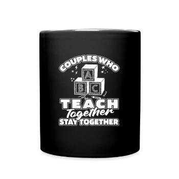 Enseignante maternelle Couple d’assistantes maternelles - Mug uni - noir - Devant