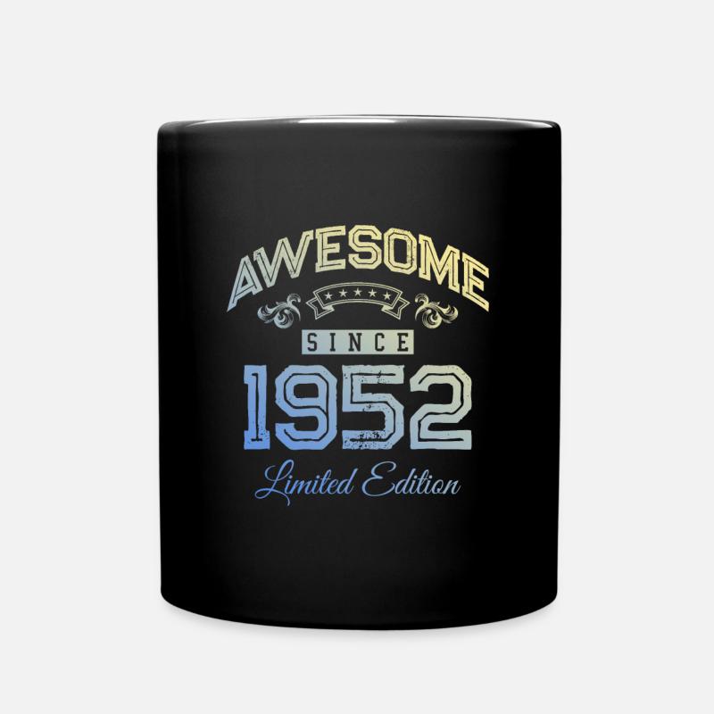 1952 awesome since - Tasse einfarbig - Schwarz