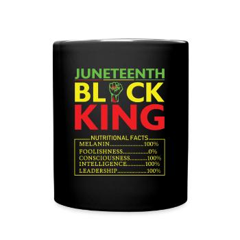 Histoire des Noirs - Mug uni - noir - Devant